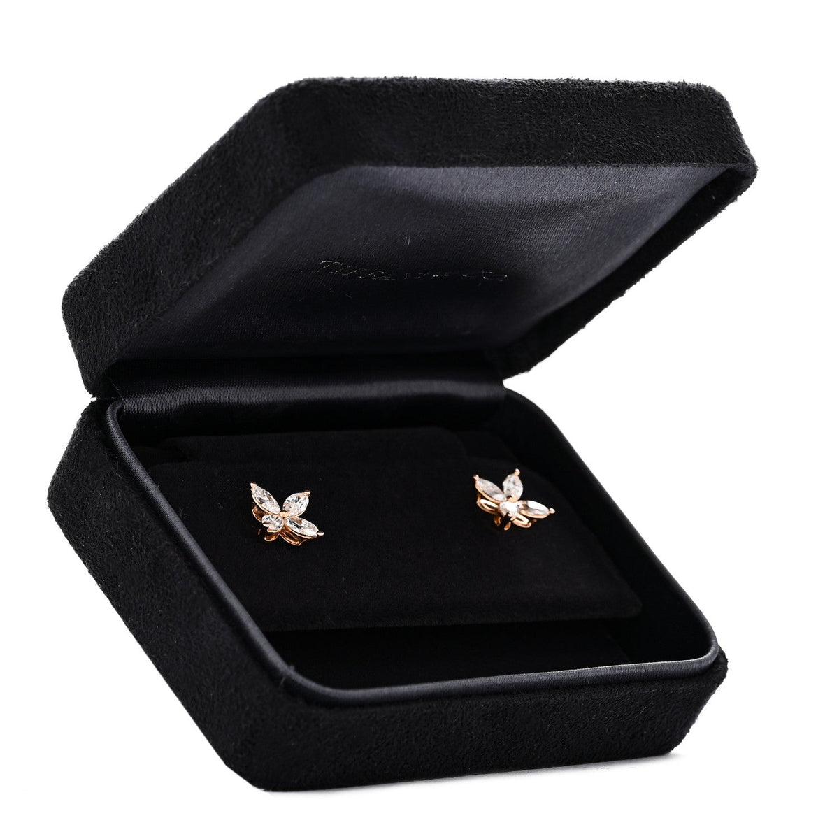 18K Rose Gold Diamond .92ct Medium Victoria Earrings