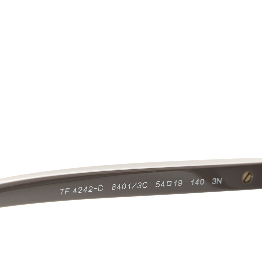 Acetate HardWear Oval Sunglasses TF4242D Milky Brown